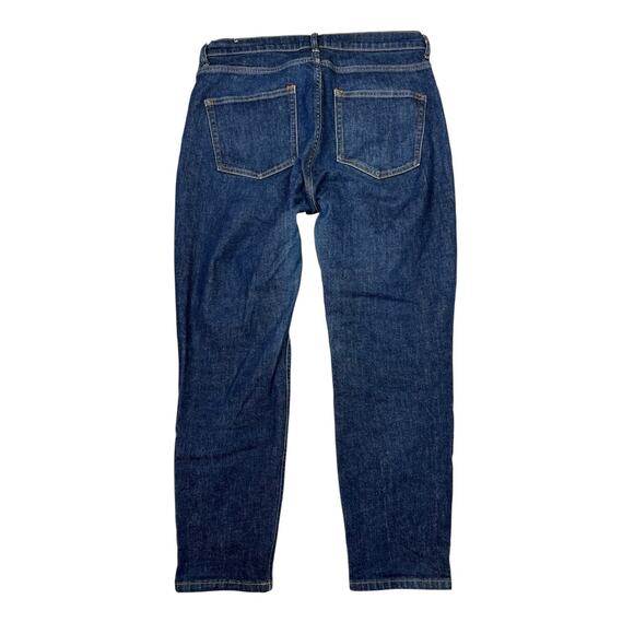 Everlane High Rise Skinny Ankle Jeans Stretch Denim Dark Wash Womens 32 - Picture 2 of 6